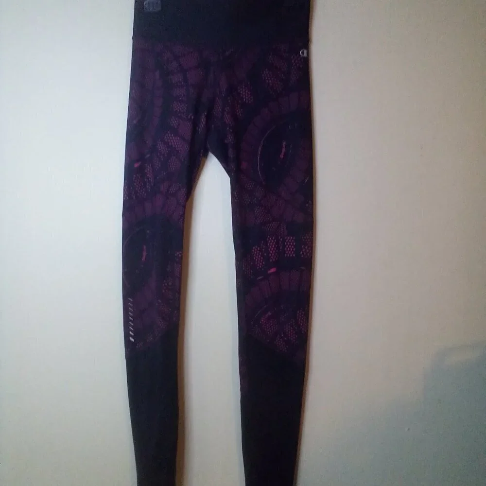 Champion Performance Leggings Women S Active Athletic PowerFlex Black Pink